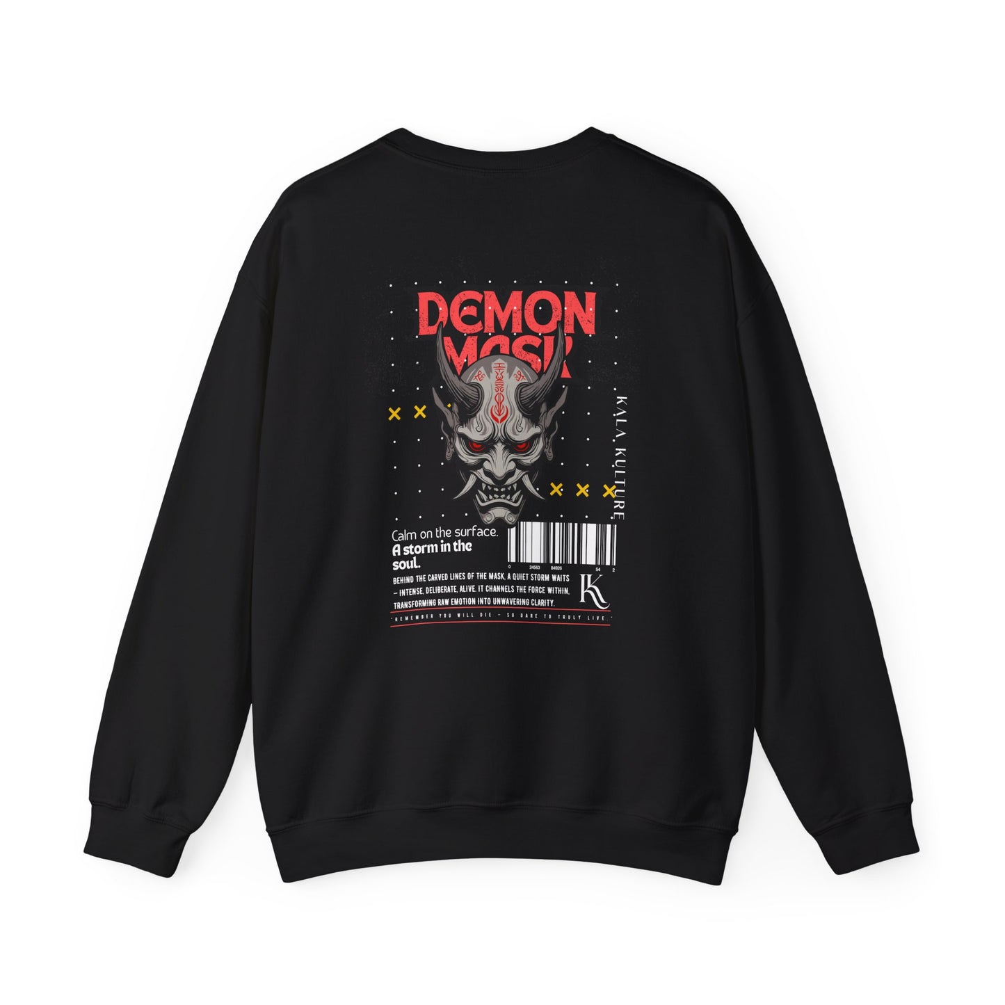 Demon Mask Oversized Sweatshirt — Fearless Within