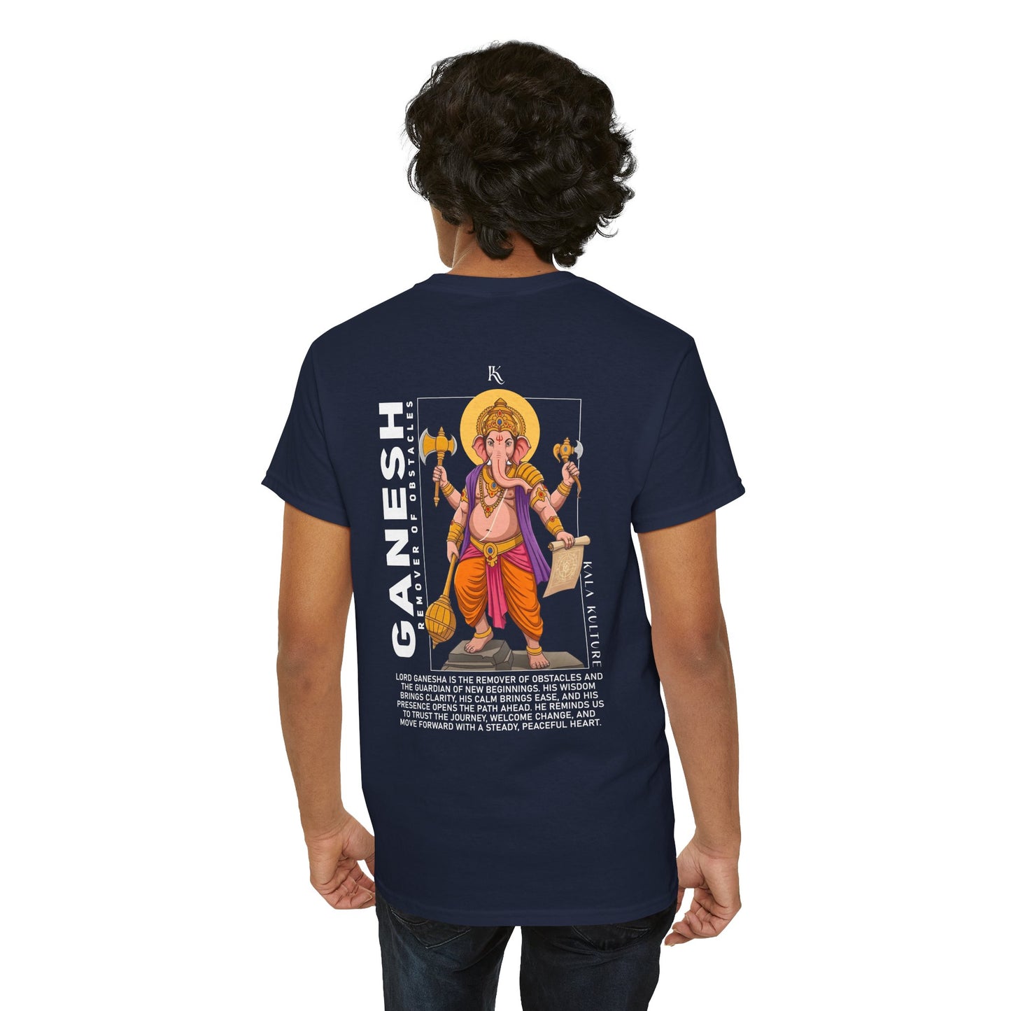 Ganesha Graphic T‑Shirt — Cosmic Wisdom Illustration Tee