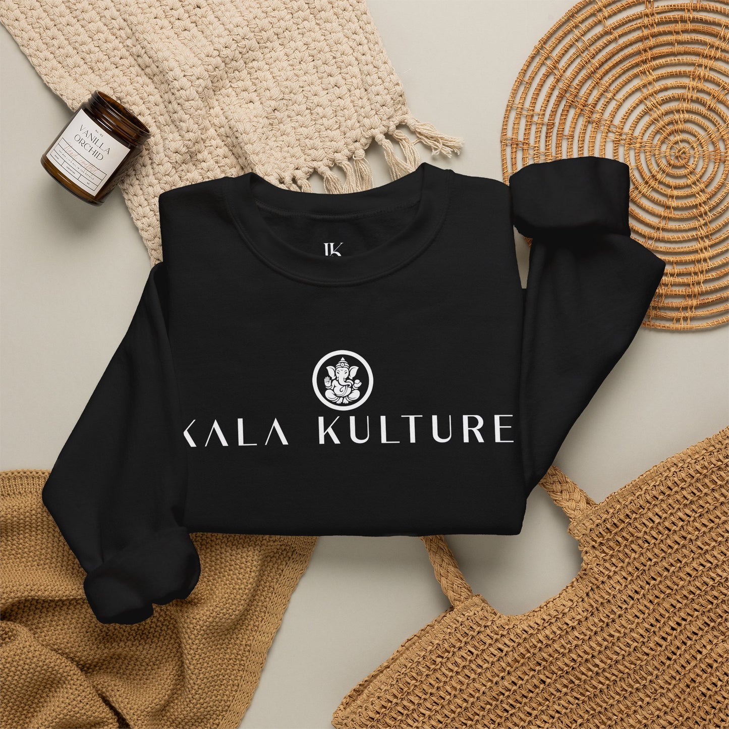 Ganesha Graphic Sweatshirt — Cosmic Wisdom Illustration Tee