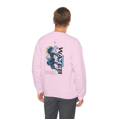 Water Oversized Sweatshirt — Calm & Clarity Illustration Tee