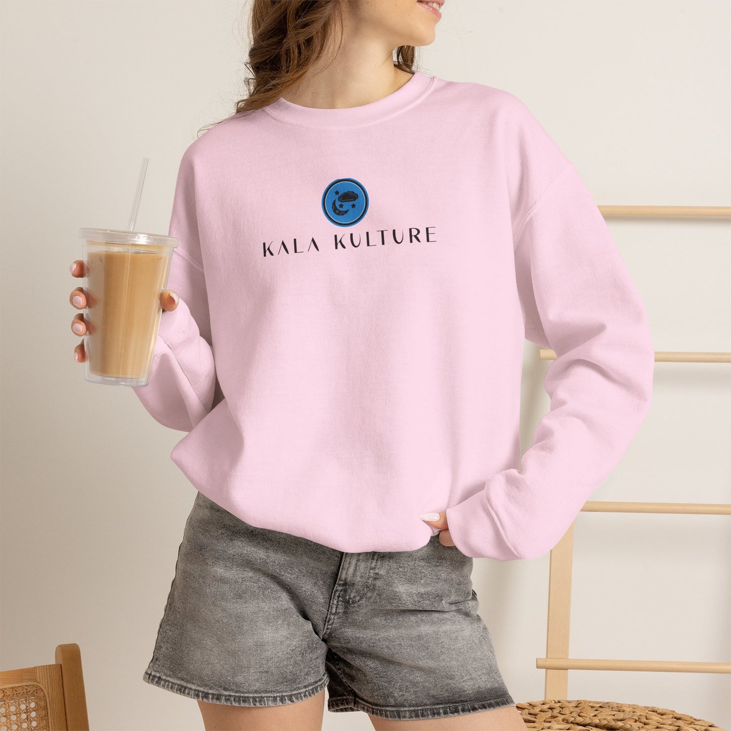Sky Oversized Sweatshirt — Boundless Serenity Illustration Tee