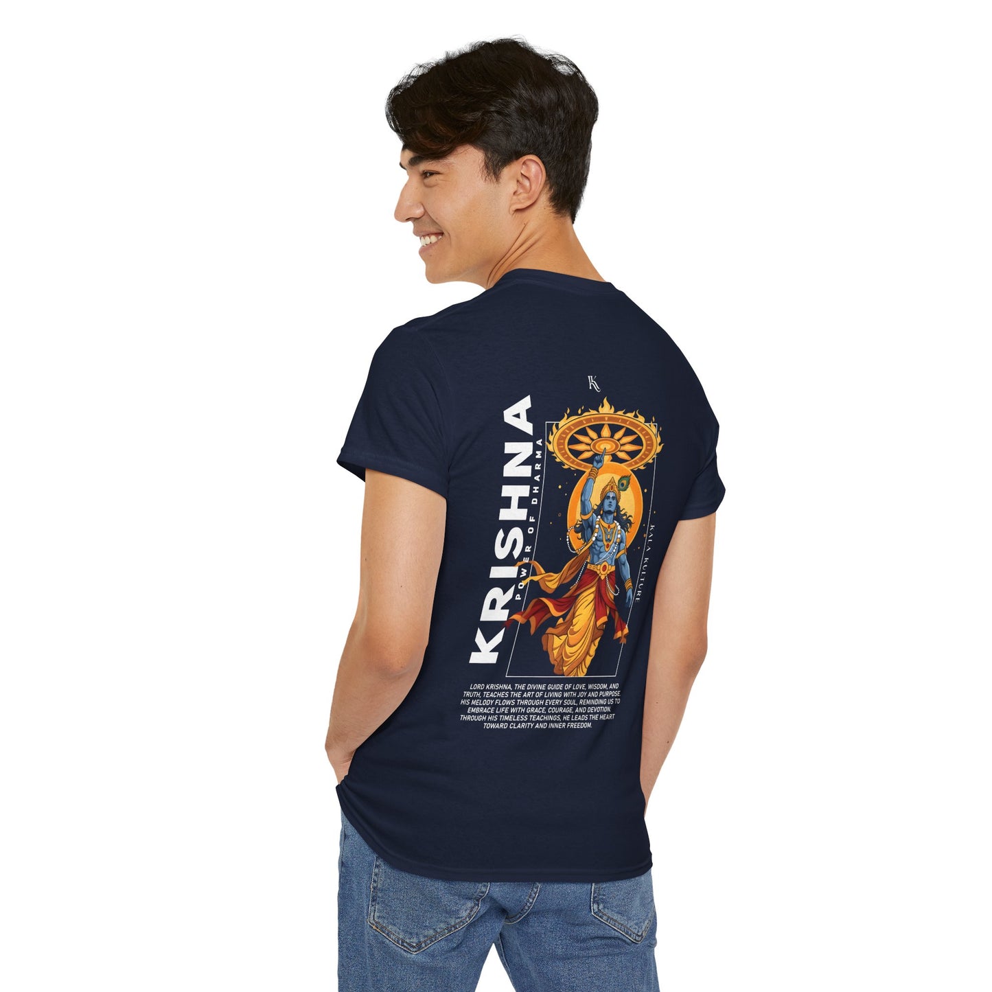 Krishna Graphic T‑Shirt — Divine Melody Illustration Tee