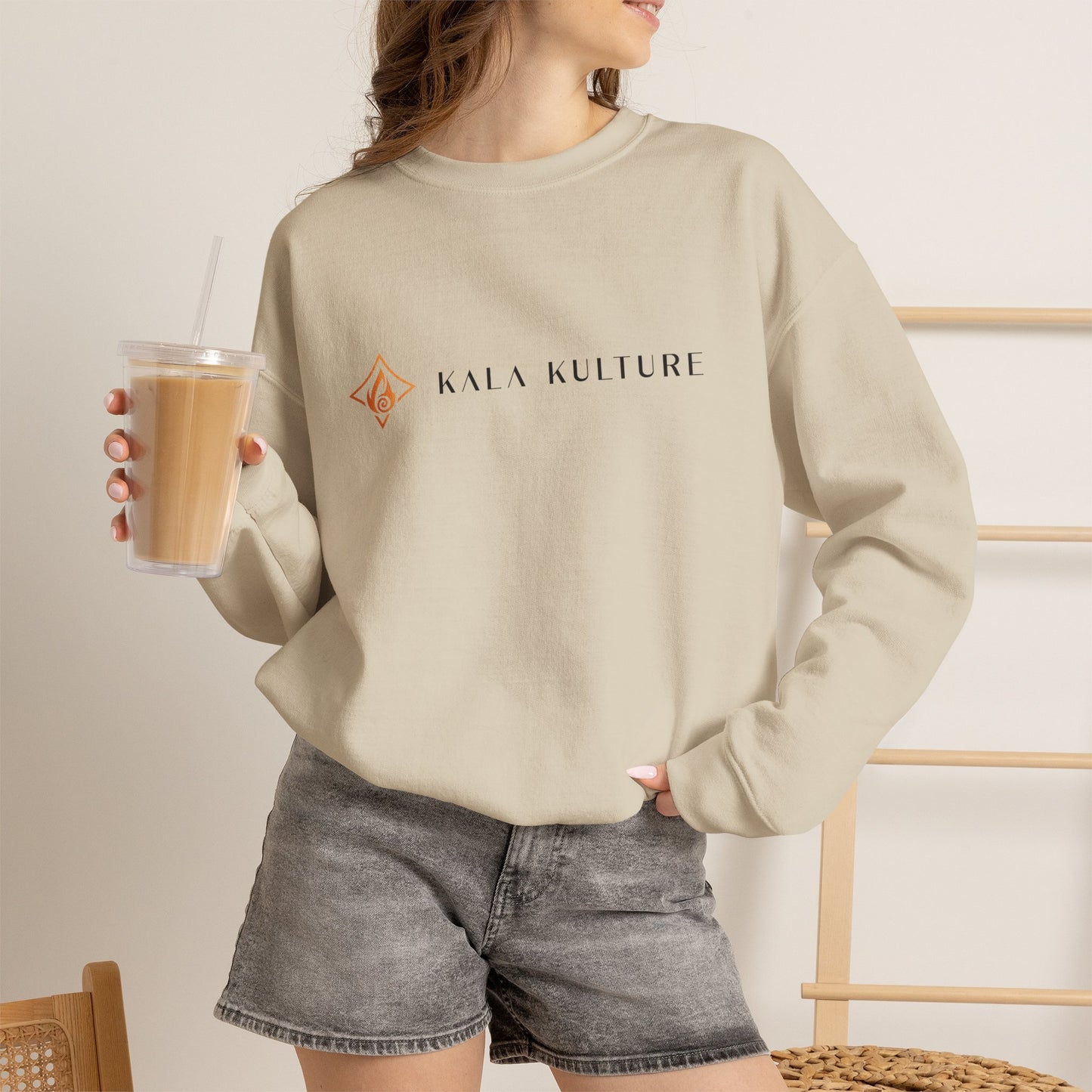 Fire Oversized Sweatshirt — Element of Power Illustration Tee