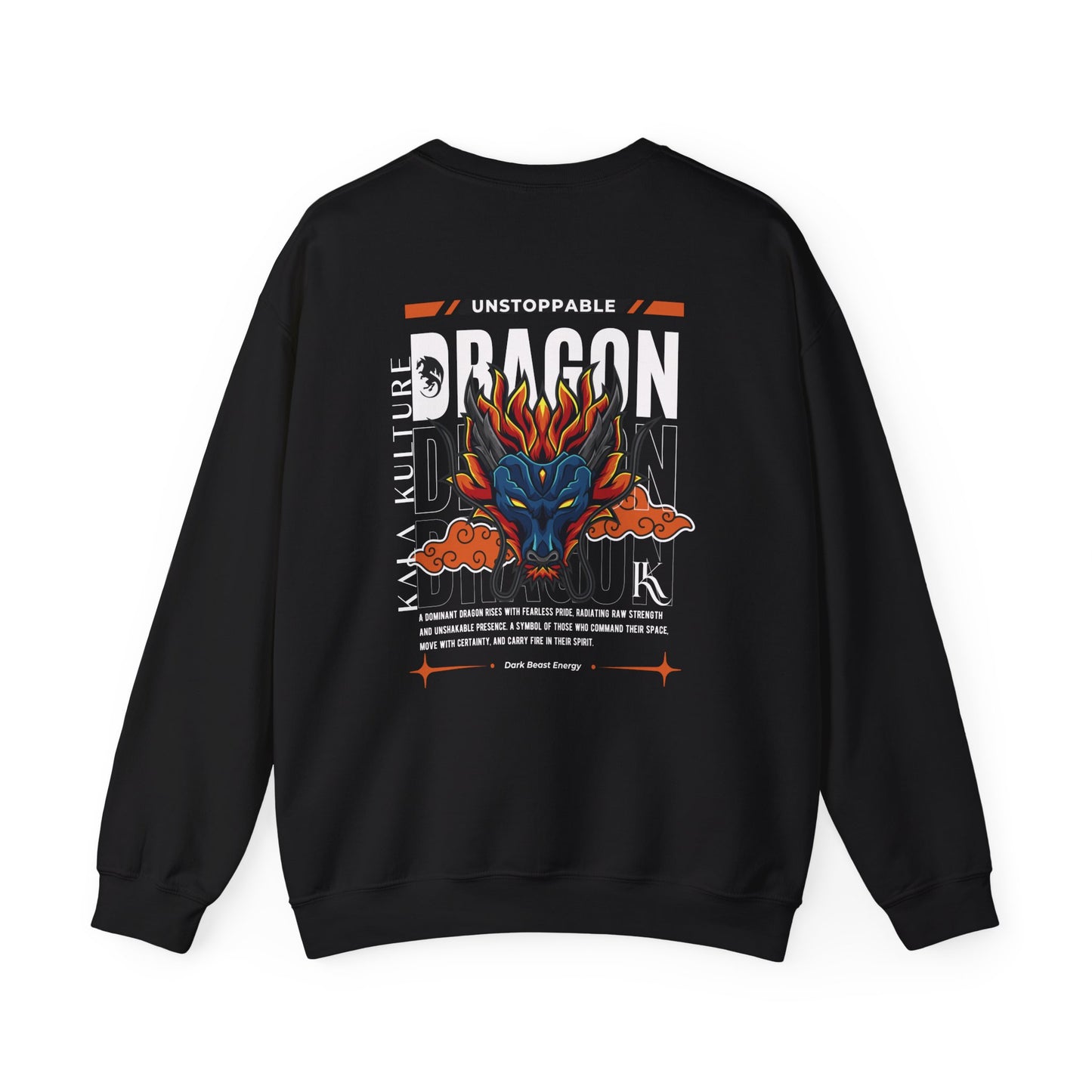 Dragon Oversized Sweatshirt — Strength in Stillness