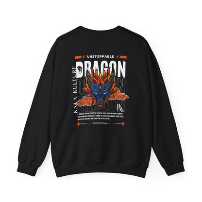 Dragon Oversized Sweatshirt — Strength in Stillness