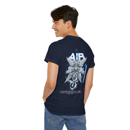 Air Oversized T‑Shirt — Flow & Freedom Illustration Tee