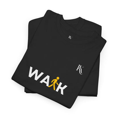 Walk Oversized T‑Shirt — Step With Purpose Illustration Tee