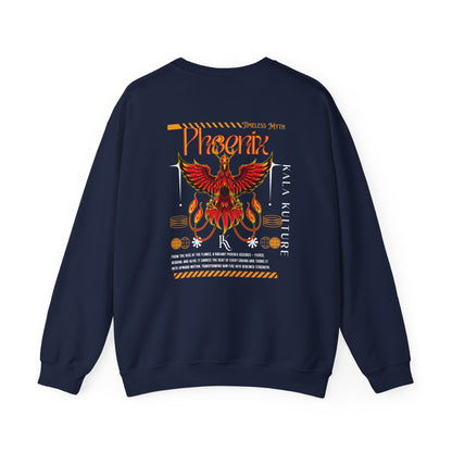 Phoenix Reborn Oversized Sweatshirt — Rise Through the Ashes