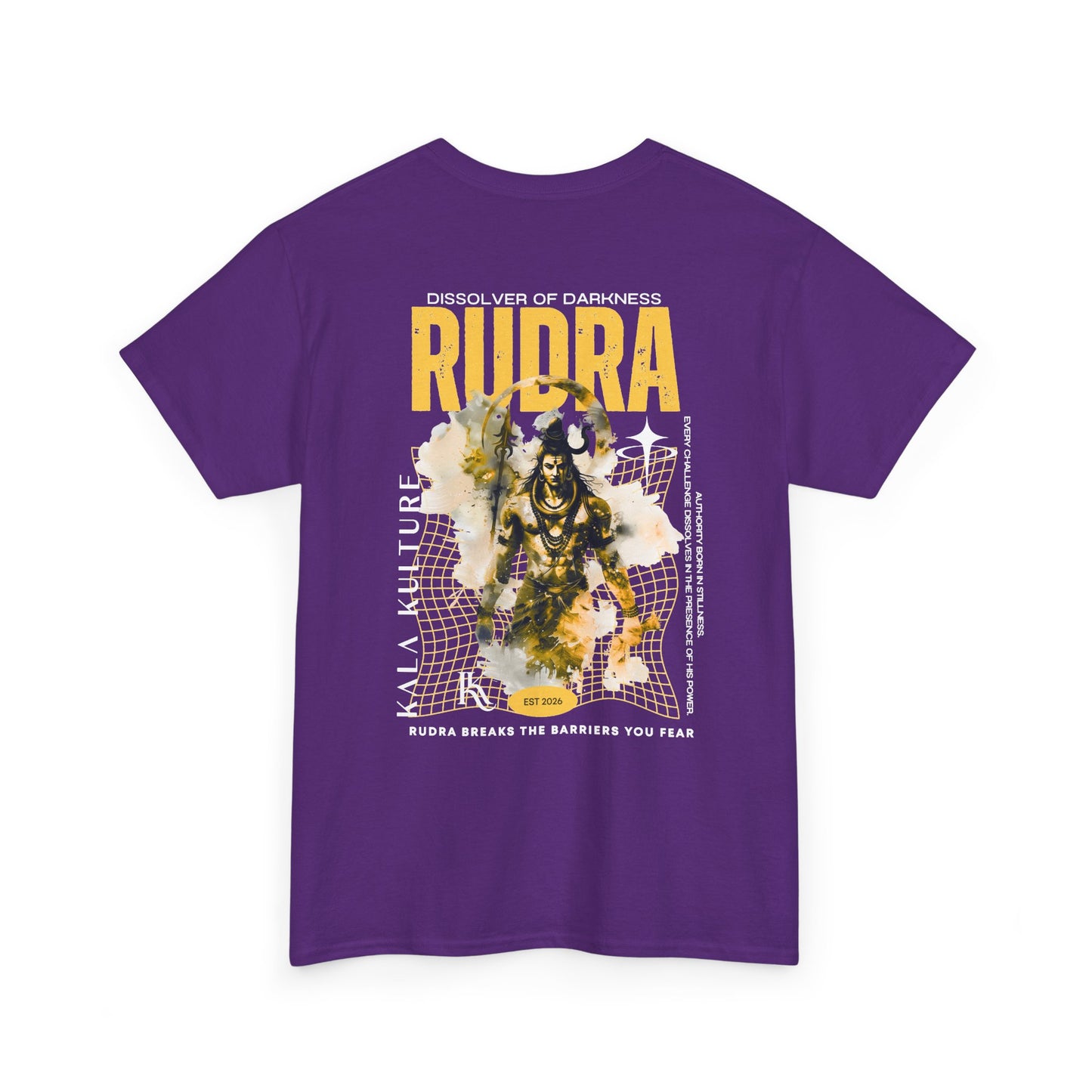 Rudra Graphic T‑Shirt — Storm‑Born Destroyer Illustration Tee