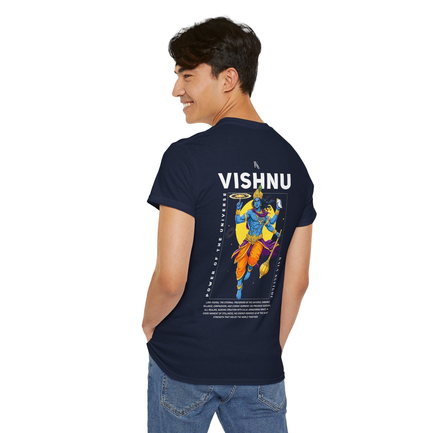 Vishnu Graphic T‑Shirt — Eternal Balance Illustration Tee