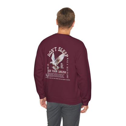 Don’t Sleep on Your Dreams Oversized Sweatshirt — Dream. Shift. Become.