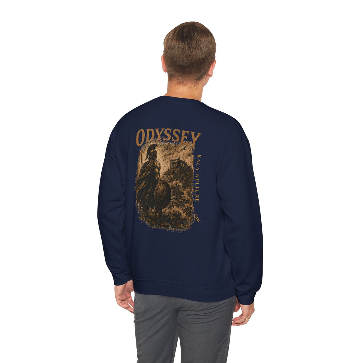 Odysseus Oversized Sweatshirt — The Relentless Voyager of Mind and Resolve V3