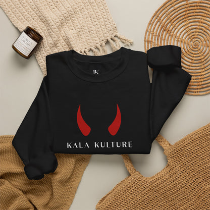 Demon Mask Oversized Sweatshirt — Fearless Within