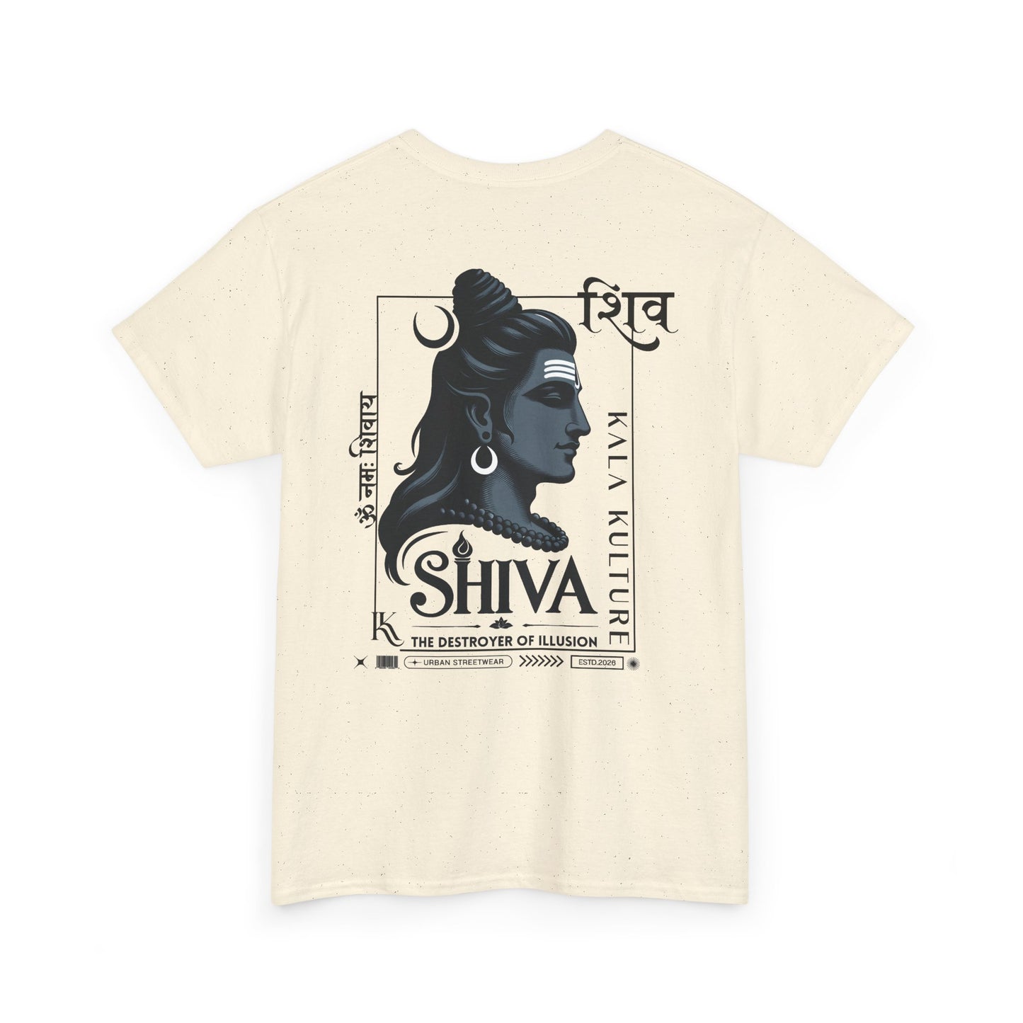 Shiva Graphic T‑Shirt — Eternal Calm Illustration Tee
