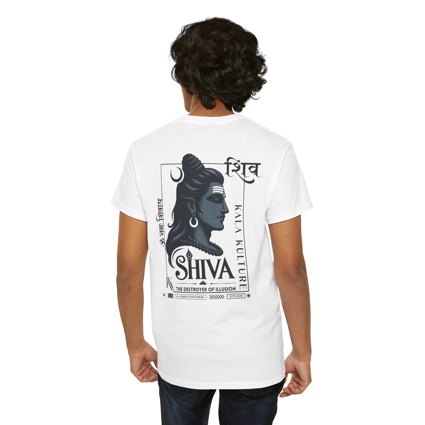 Shiva Graphic T‑Shirt — Eternal Calm Illustration Tee
