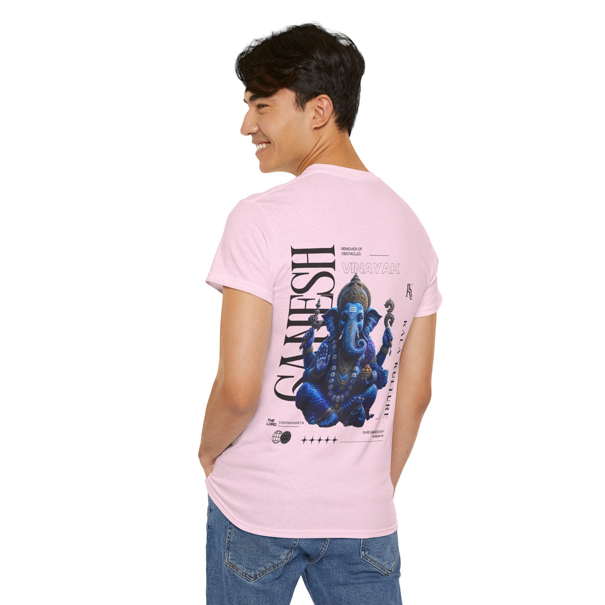 Ganesha Graphic T‑Shirt — Cosmic Wisdom Illustration Tee V3