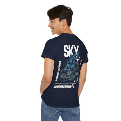 Sky Oversized T‑Shirt — Boundless Serenity Illustration Tee