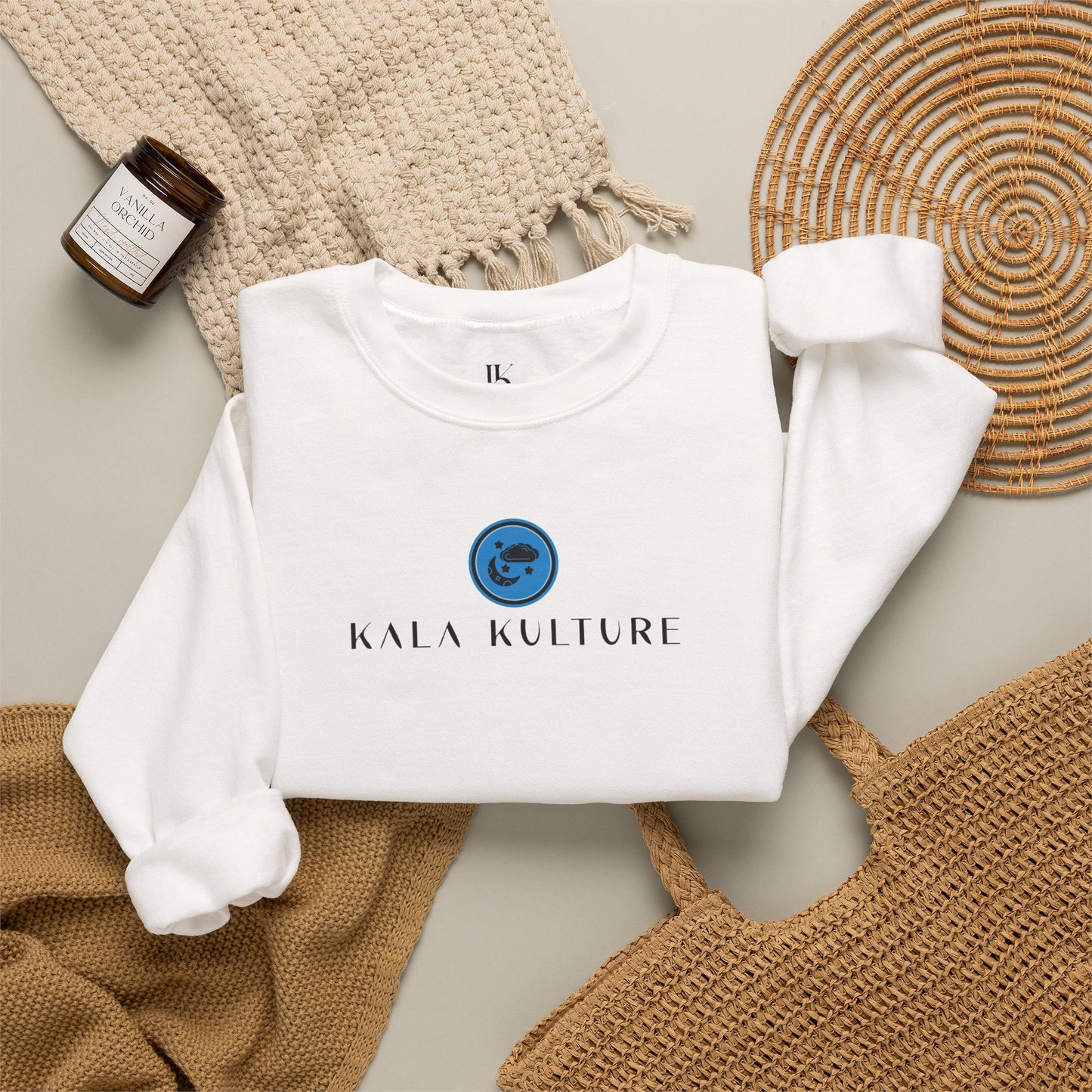 Sky Oversized Sweatshirt — Boundless Serenity Illustration Tee
