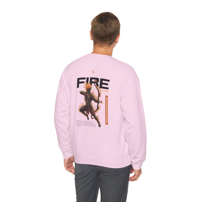Fire Oversized Sweatshirt — Element of Power Illustration Tee