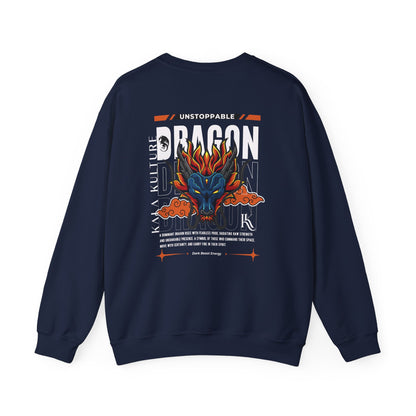 Dragon Oversized Sweatshirt — Strength in Stillness
