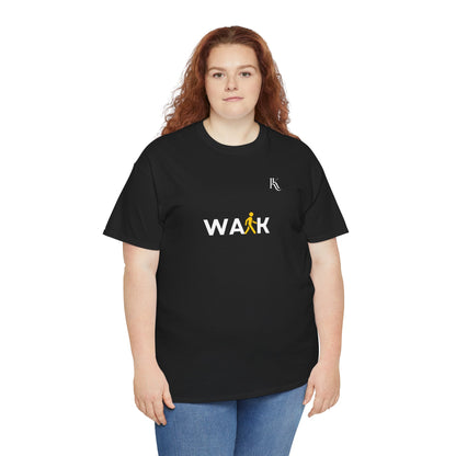 Walk Oversized T‑Shirt — Step With Purpose Illustration Tee