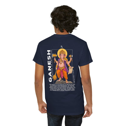 Ganesha Graphic T‑Shirt — Cosmic Wisdom Illustration Tee