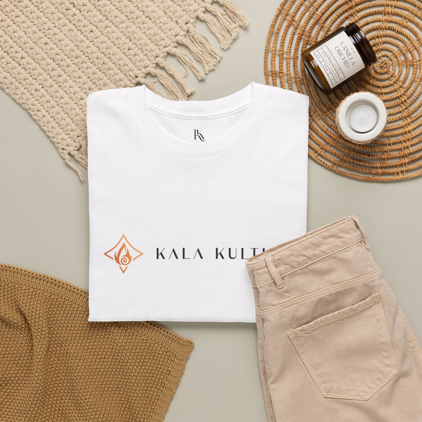 Fire Oversized T‑Shirt — Element of Power Illustration Tee