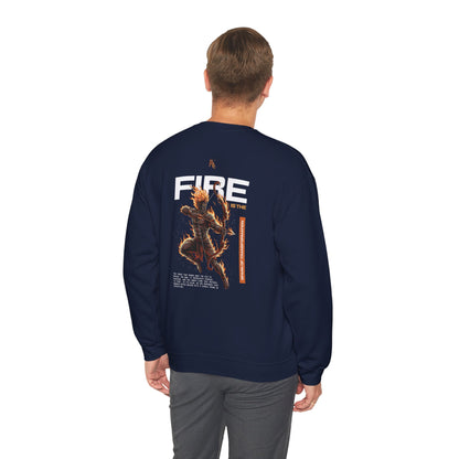 Fire Oversized Sweatshirt — Element of Power Illustration Tee