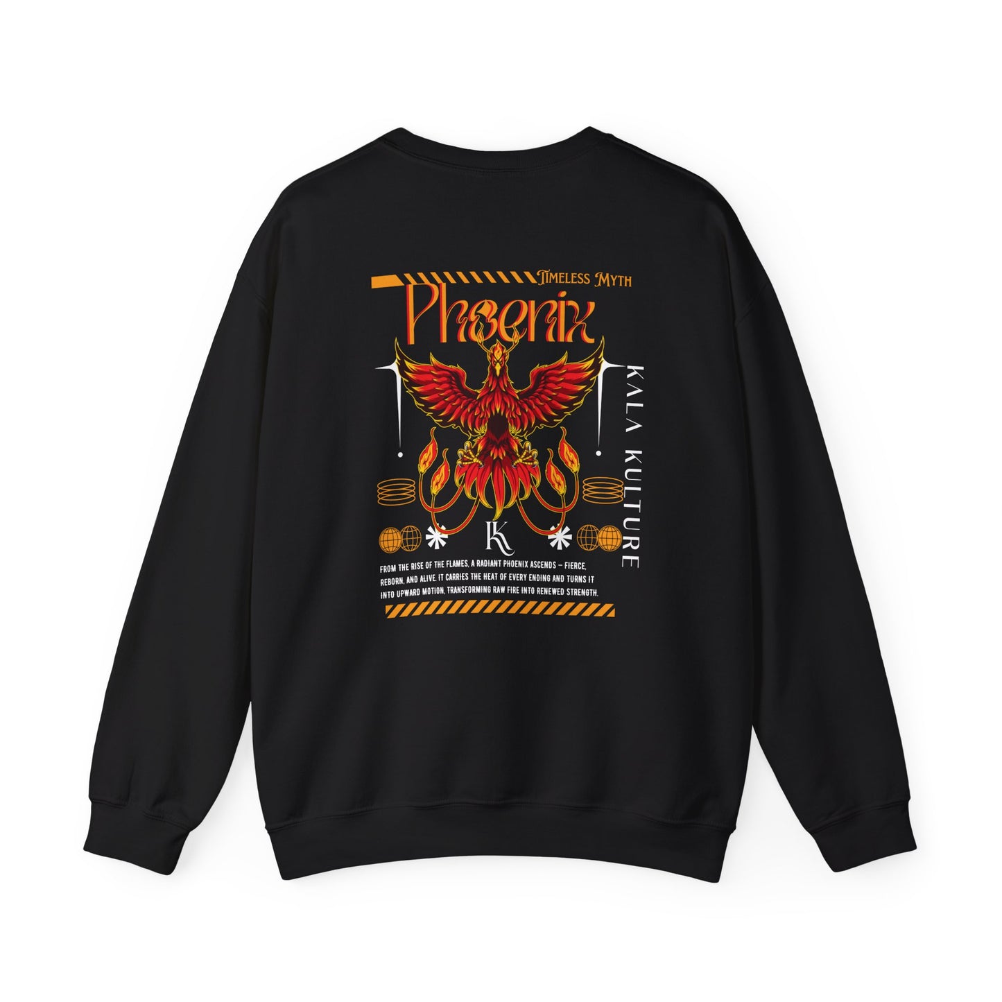 Phoenix Reborn Oversized Sweatshirt — Rise Through the Ashes