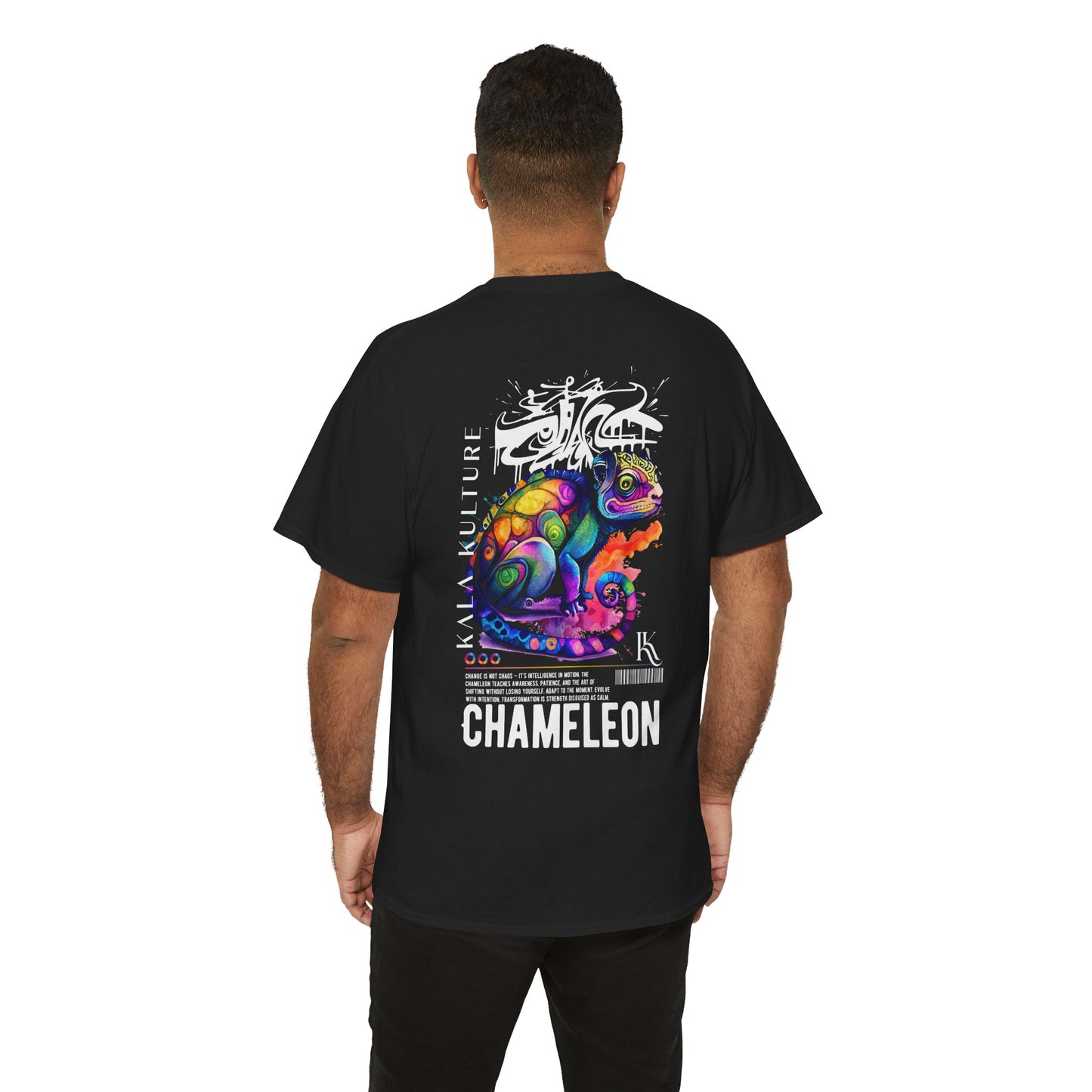 Chameleon Oversized T‑Shirt — Adapt. Evolve. Transform.