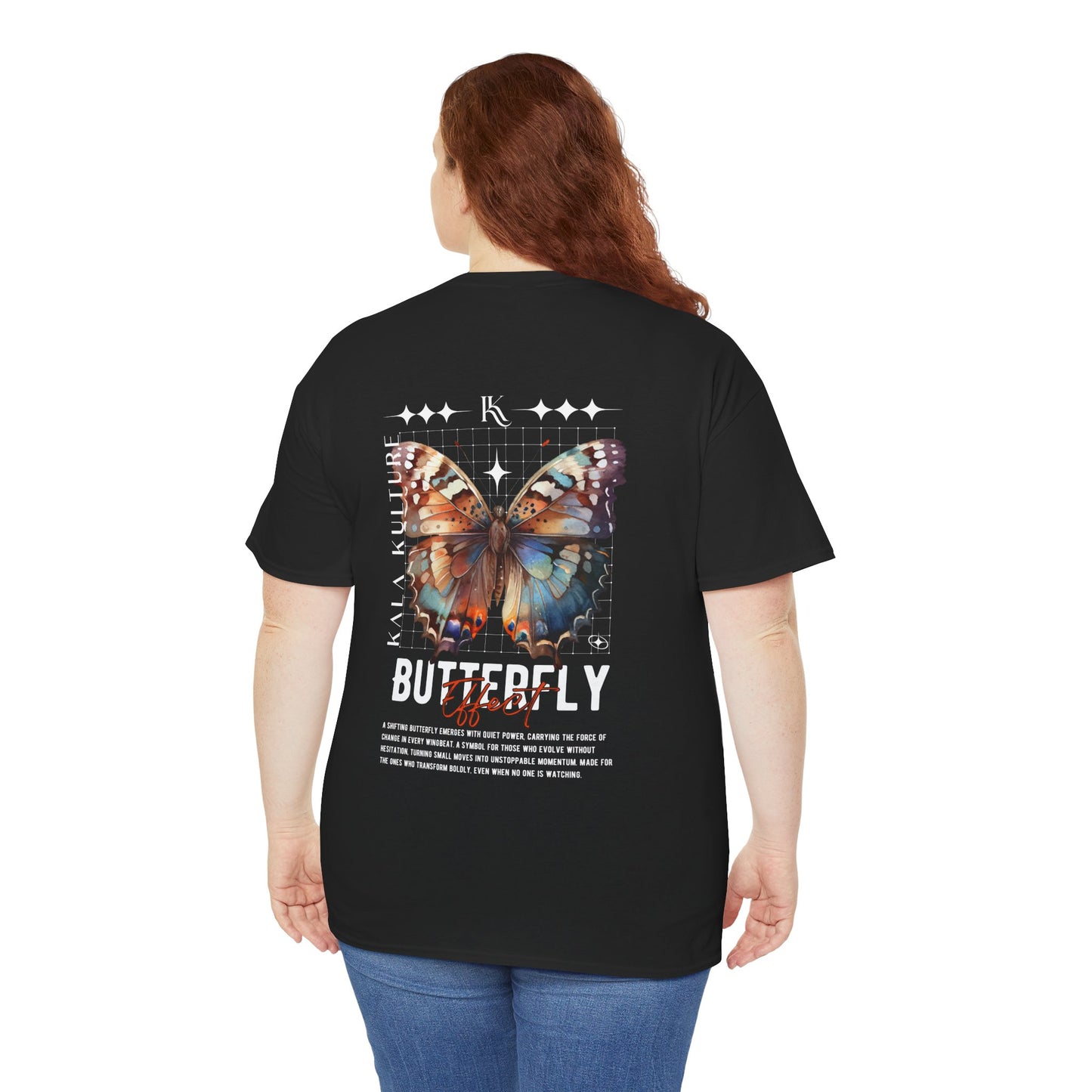 Butterfly Effect Oversized T‑Shirt — Change Begins With a Single Move
