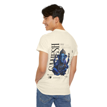 Ganesha Graphic T‑Shirt — Cosmic Wisdom Illustration Tee V3