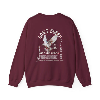 Don’t Sleep on Your Dreams Oversized Sweatshirt — Dream. Shift. Become.