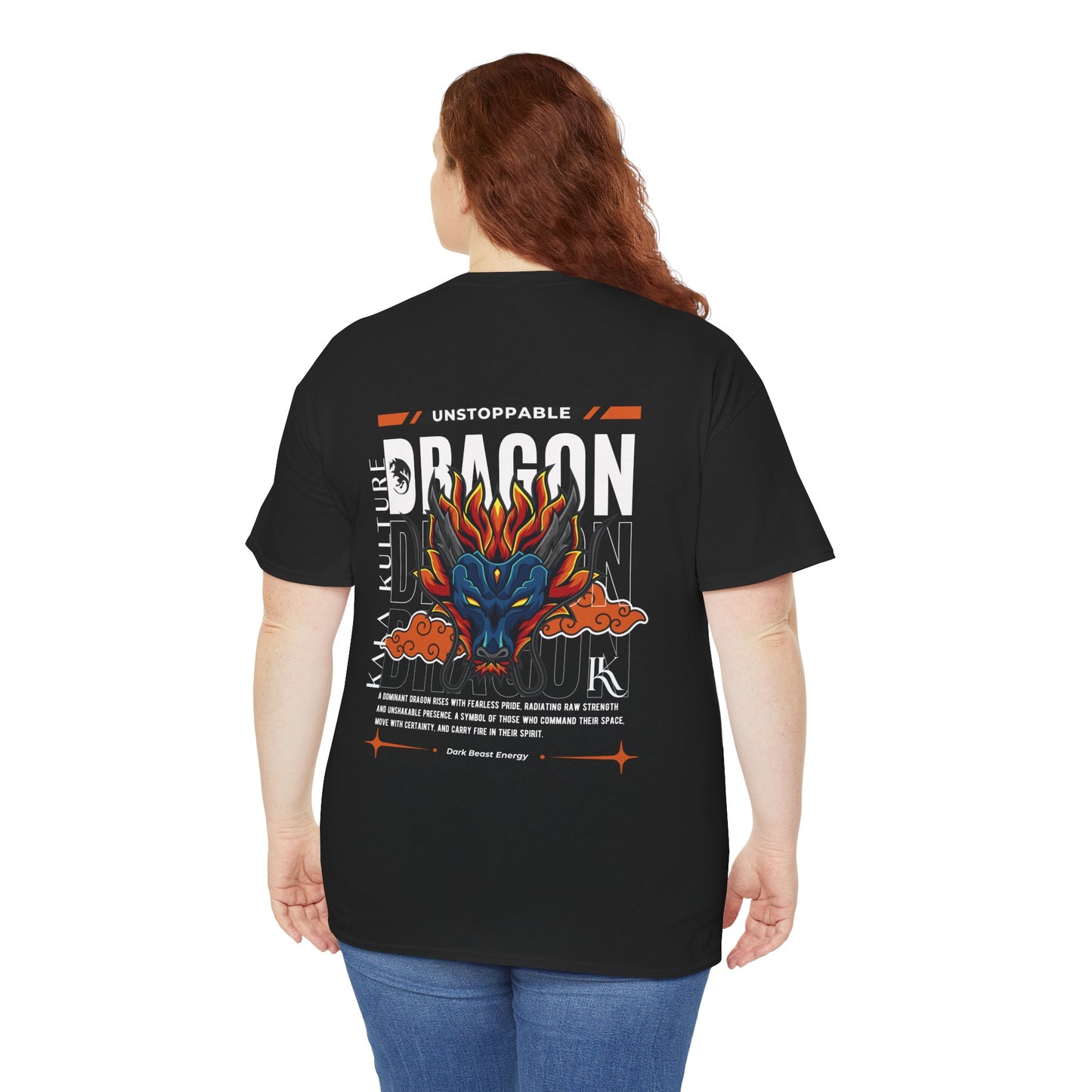 Dragon Oversized T‑Shirt — Strength in Stillness