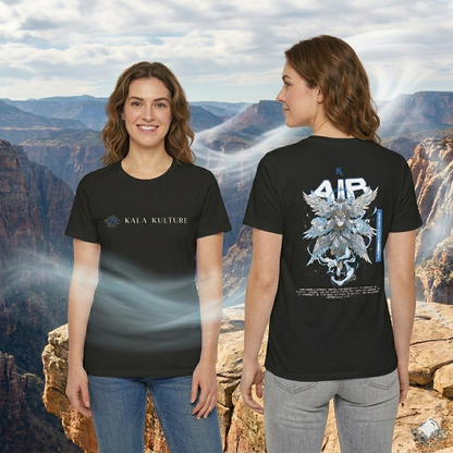 Air Oversized T‑Shirt — Flow & Freedom Illustration Tee