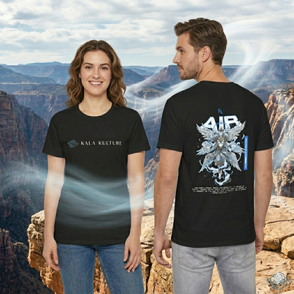 Air Oversized T‑Shirt — Flow & Freedom Illustration Tee