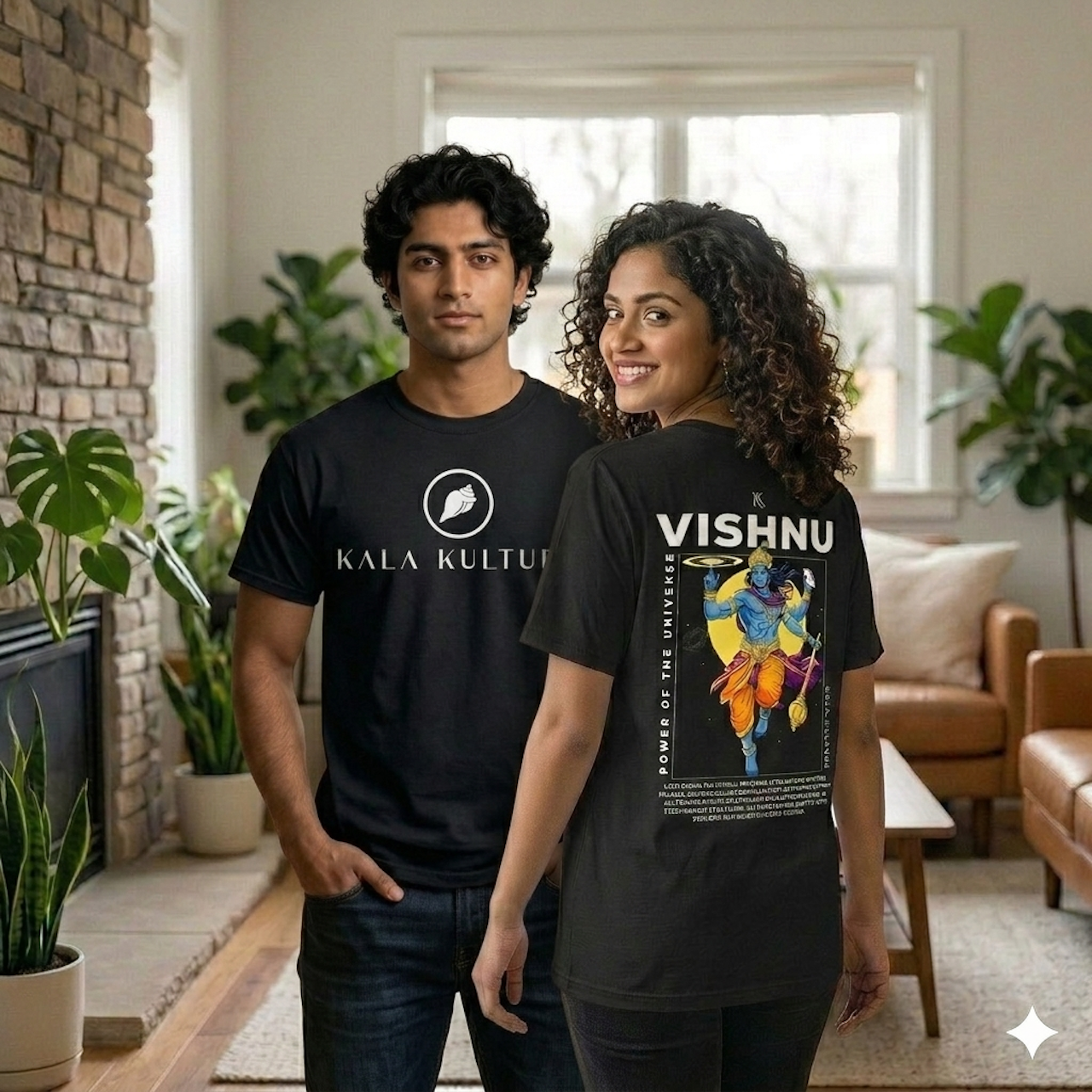 Vishnu Graphic T‑Shirt — Eternal Balance Illustration Tee