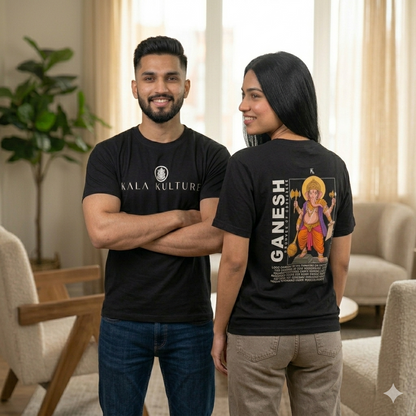 Ganesha Graphic T‑Shirt — Cosmic Wisdom Illustration Tee