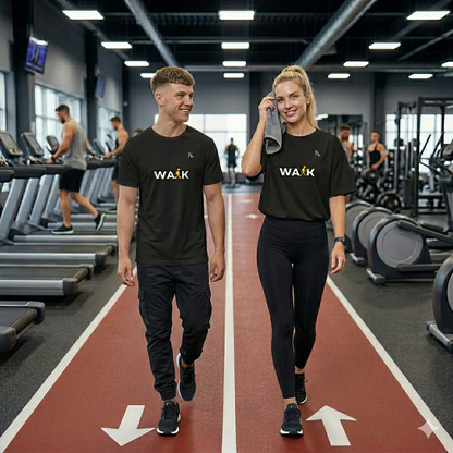 Walk Oversized T‑Shirt — Step With Purpose Illustration Tee