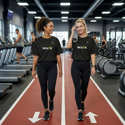 Walk Oversized T‑Shirt — Step With Purpose Illustration Tee
