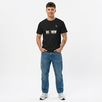Do It Now Oversized T‑Shirt — Act Without Delay Illustration Tee