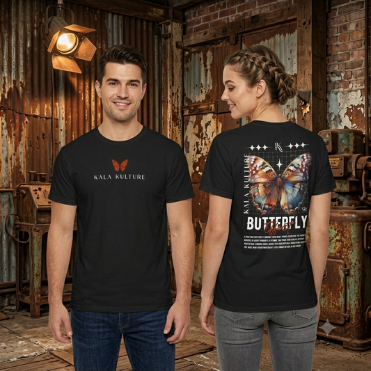 Butterfly Effect Oversized T‑Shirt — Change Begins With a Single Move