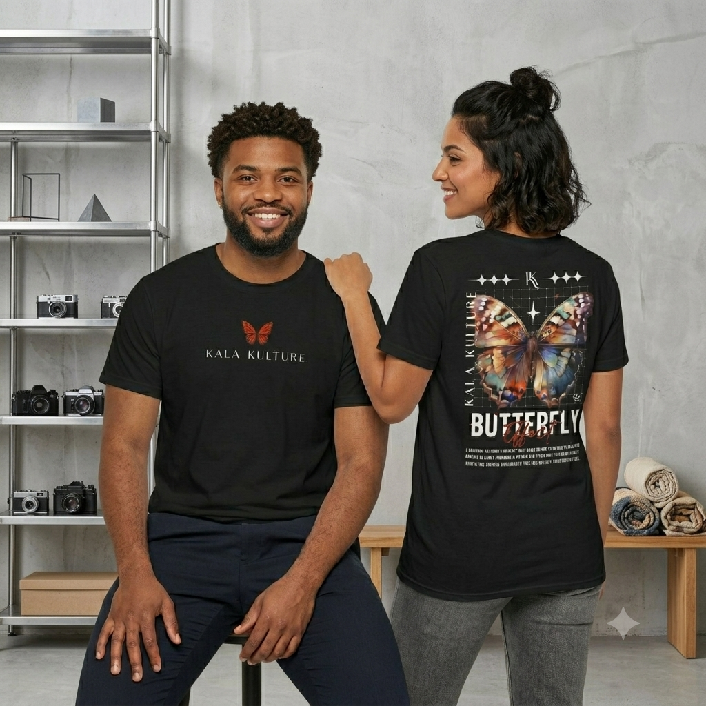 Butterfly Effect Oversized T‑Shirt — Change Begins With a Single Move