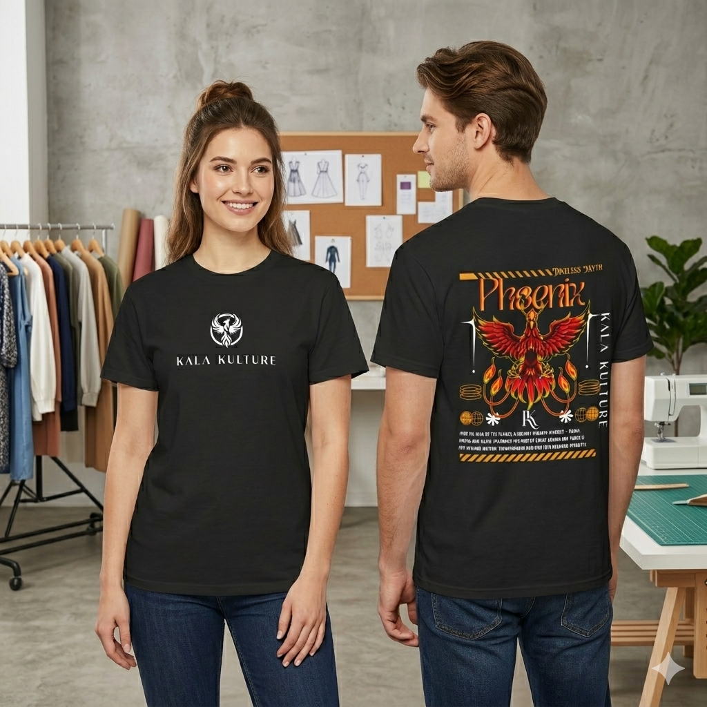 Phoenix Reborn Oversized T‑Shirt — Rise Through the Ashes