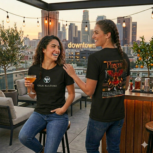 Phoenix Reborn Oversized T‑Shirt — Rise Through the Ashes