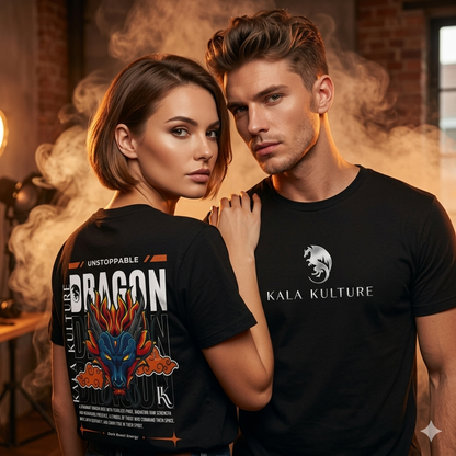 Dragon Oversized T‑Shirt — Strength in Stillness