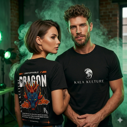 Dragon Oversized T‑Shirt — Strength in Stillness