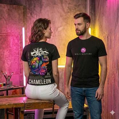 Chameleon Oversized T‑Shirt — Adapt. Evolve. Transform.