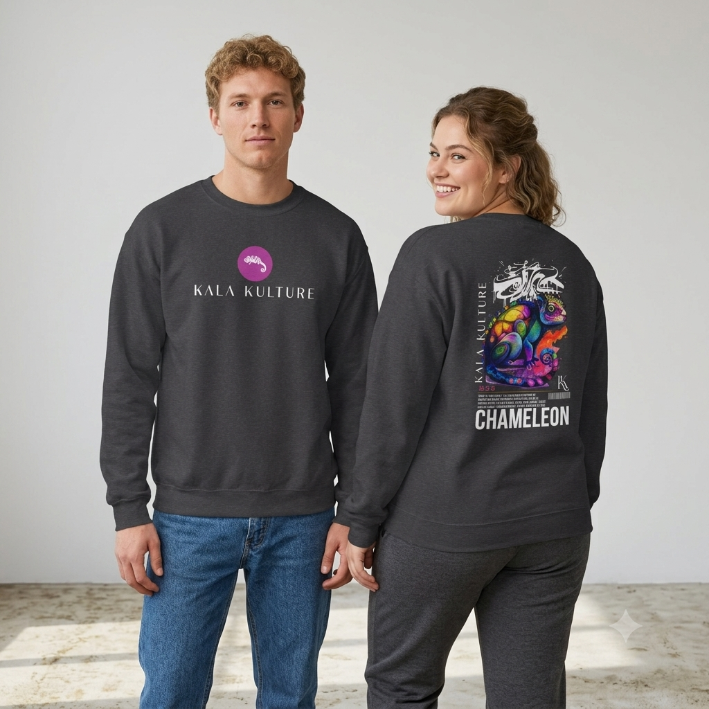 Chameleon Oversized Sweatshirt — Adapt. Evolve. Transform.
