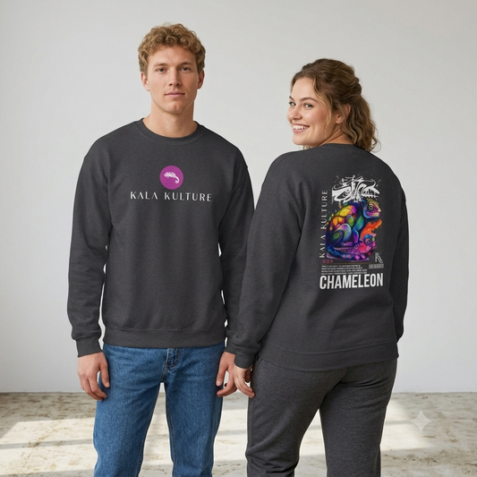 Chameleon Oversized Sweatshirt — Adapt. Evolve. Transform.